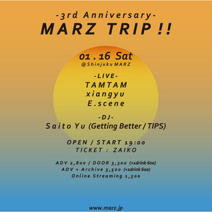 MARZ TRIP!! -3rd Anniversary- 公演延期に関するお知らせ